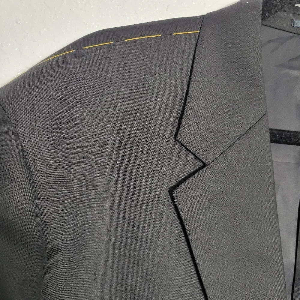 J Crew Crosby Classic-fit suit jacket in Italian wool 50R Black NWT *Flaw